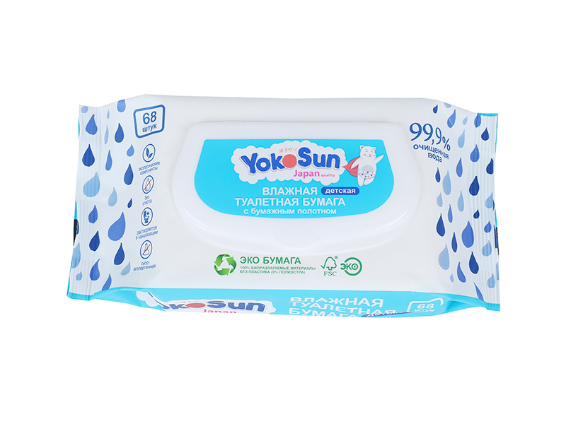 ผ้าเช็ดทำความสะอาดน้ำยาฆ่าเชื้อแบบชักโครกได้