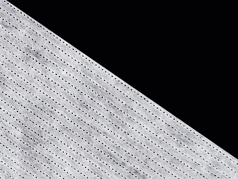 อากาศร้อนแบบรูระบายผ่านสำหรับแผ่นด้านบนของผ้าอ้อมหรือผ้าเช็ดปาก